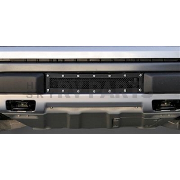 T-Rex Truck Products Grille Insert - Horizontal Bar Rectangular Black Painted Steel - 6725661