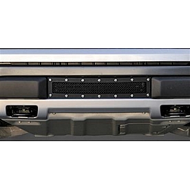 T-Rex Truck Products Grille Insert - Horizontal Bar Rectangular Black Painted Steel - 6725666