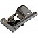 Help! By Dorman Interior Door Handle - Lever Metal Black Single - 77114