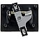 Help! By Dorman Interior Door Handle - Paddle Metal Black Single - 77081