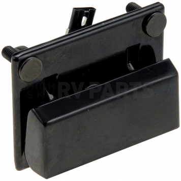 Help! By Dorman Interior Door Handle - Paddle Metal Black Single - 77081-2