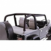Rugged Ridge Roll Bar Cover Denim Black Fabric - 1361215