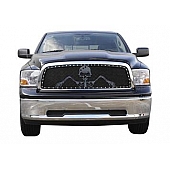 T-Rex Truck Products Grille Insert - Mesh Rectangular Flat Black Steel - 7114516