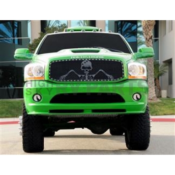 T-Rex Truck Products Grille Insert - Mesh Rectangular Flat Black Steel - 7114616