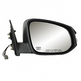 K-Source Exterior Mirror Electric OEM Black Single - 70185T