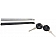 Help! By Dorman Exterior Door Handle - Plastic Black Single - 77085