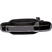 Help! By Dorman Exterior Door Handle - Plastic Silver/ Black Single - 80781
