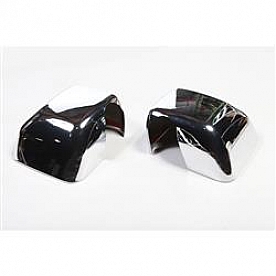 Rugged Ridge Exterior Mirror Cover Driver And Passenger Side Silver Set Of 2 - 1331101