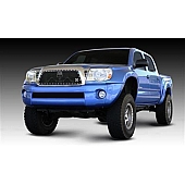 T-Rex Truck Products Grille Insert - Mesh Rectangular Flat Black Steel - 7119366