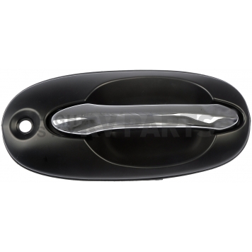Help! By Dorman Exterior Door Handle - Plastic Silver/ Black Single - 80787