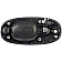 Help! By Dorman Exterior Door Handle - Plastic Silver/ Black Single - 80787