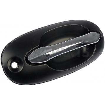 Help! By Dorman Exterior Door Handle - Plastic Silver/ Black Single - 80787-2