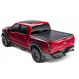 Retrax Tonneau Cover Hard Manual Retractable Black Matte Polycarbonate Plastic - T60336
