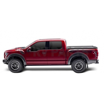 Retrax Tonneau Cover Hard Manual Retractable Black Matte Polycarbonate Plastic - T60336-1
