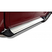 Black Horse Offroad Running Board Aluminum Stationary Silver - TRF63596S