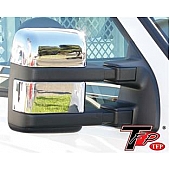 TFP (International Trim) Exterior Mirror Cover Driver And Passenger Side Silver Set Of 2 - 503