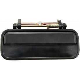 Help! By Dorman Exterior Door Handle - Plastic Black Single - 77341