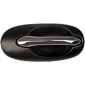 Help! By Dorman Exterior Door Handle - Plastic Silver/ Black Single - 80789