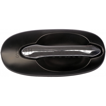 Help! By Dorman Exterior Door Handle - Plastic Silver/ Black Single - 80789