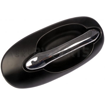 Help! By Dorman Exterior Door Handle - Plastic Silver/ Black Single - 80789-2