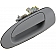 Help! By Dorman Exterior Door Handle - Plastic Gray With Black Single - 77347