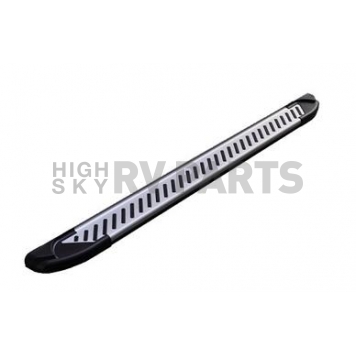 Romik USA Running Board Silver Aluminum Stationary - 61344418