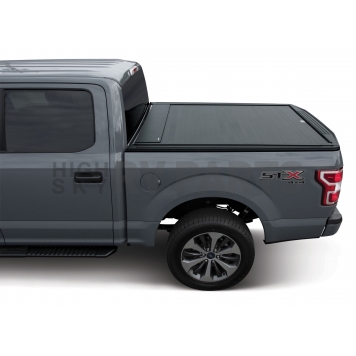 Pace Edwards Tonneau Cover Hard Power Retractable Black Matte Powder Coated Aluminum - MBLCA35A66-1