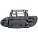 Help! By Dorman Exterior Door Handle - Plastic Black Single - 83519