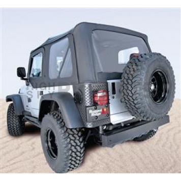 Rugged Ridge Soft Top - Black Standard Top Vinyl - 1373135