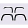 Street Scene Fender Flare - Black Urethane Set Of 4 - 95055550