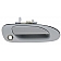 Help! By Dorman Exterior Door Handle - Plastic Gray With Black Single - 77381