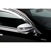 Putco Exterior Mirror Cover Driver And Passenger Side Silver ABS Plastic Set Of 2 - 401723