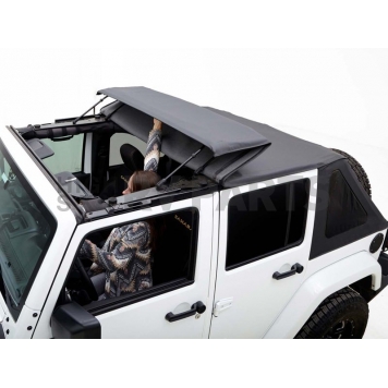 Rugged Ridge Soft Top - Black Fastback Vinyl - 1386035-2