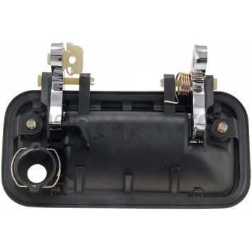 Help! By Dorman Exterior Door Handle - Plastic Black With Silver Handle Single - 77382-1