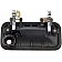 Help! By Dorman Exterior Door Handle - Plastic Black With Silver Handle Single - 77382