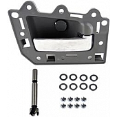 Help! By Dorman Interior Door Handle - Lever Plastic Gray Housing With Silver Lever Single - 82296
