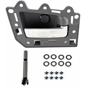 Help! By Dorman Interior Door Handle - Lever Plastic Gray Housing With Silver Lever Single - 82296