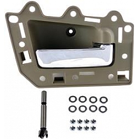 Help! By Dorman Interior Door Handle - Plastic Brown Housing With Silver Lever Single - 82298