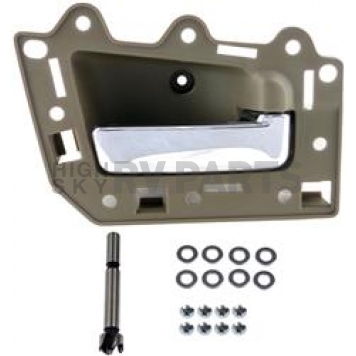 Help! By Dorman Interior Door Handle - Plastic Brown Housing With Silver Lever Single - 82298