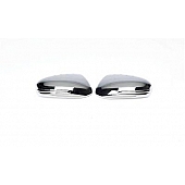 Putco Exterior Mirror Cover Driver And Passenger Side Silver ABS Plastic Set Of 2 - 401733