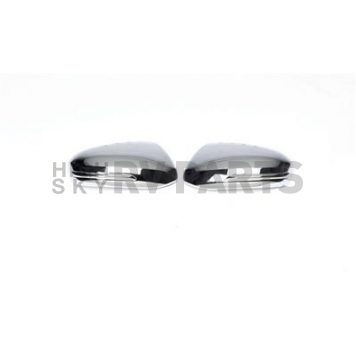 Putco Exterior Mirror Cover Driver And Passenger Side Silver ABS Plastic Set Of 2 - 401733