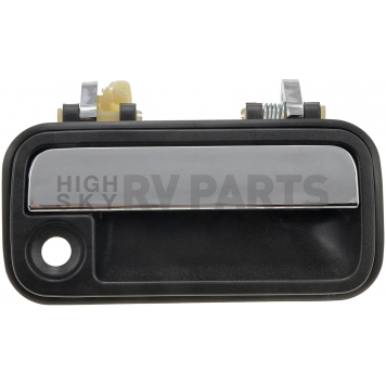 Help! By Dorman Exterior Door Handle - Plastic Black With Silver Handle Single - 77383