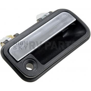 Help! By Dorman Exterior Door Handle - Plastic Black With Silver Handle Single - 77383-2