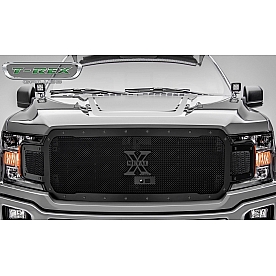 T-Rex Truck Products Grille Insert - Mesh Rectangular Black Powder Coated Steel - 6715791BR