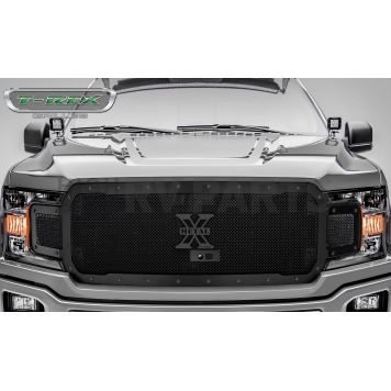 T-Rex Truck Products Grille Insert - Mesh Rectangular Black Powder Coated Steel - 6715791BR