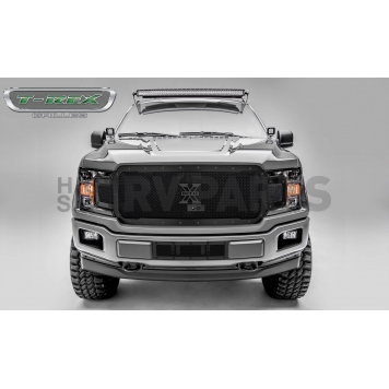 T-Rex Truck Products Grille Insert - Mesh Rectangular Black Powder Coated Steel - 6715791BR-1