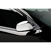 Putco Exterior Mirror Cover Driver And Passenger Side Silver ABS Plastic Set Of 2 - 401743