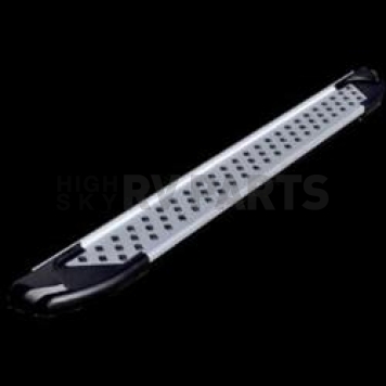 Romik USA Running Board Silver Aluminum Stationary - 61754418