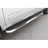 Lund International Nerf Bar 3 Inch Stainless Steel Round - 22681816