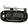 Help! By Dorman Exterior Door Handle - Plastic Black Single - 80177